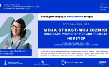 MOJA STRAST &ndash; MOJ BIZNIS! Brezplačna delavnica za mlade