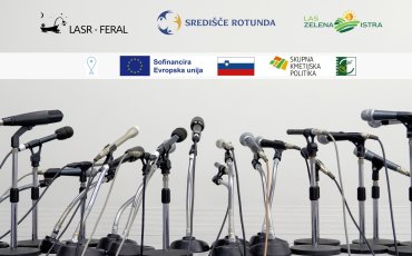 Vabilo na novinarsko konferenco LASR Feral in LAS Zelena Istra